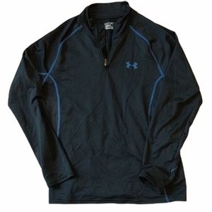 Under armour black cold gear fitted shirt large
